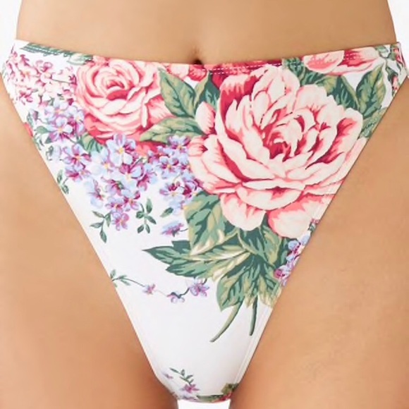 Floral High-Waisted Two Piece - Picture 3 of 4